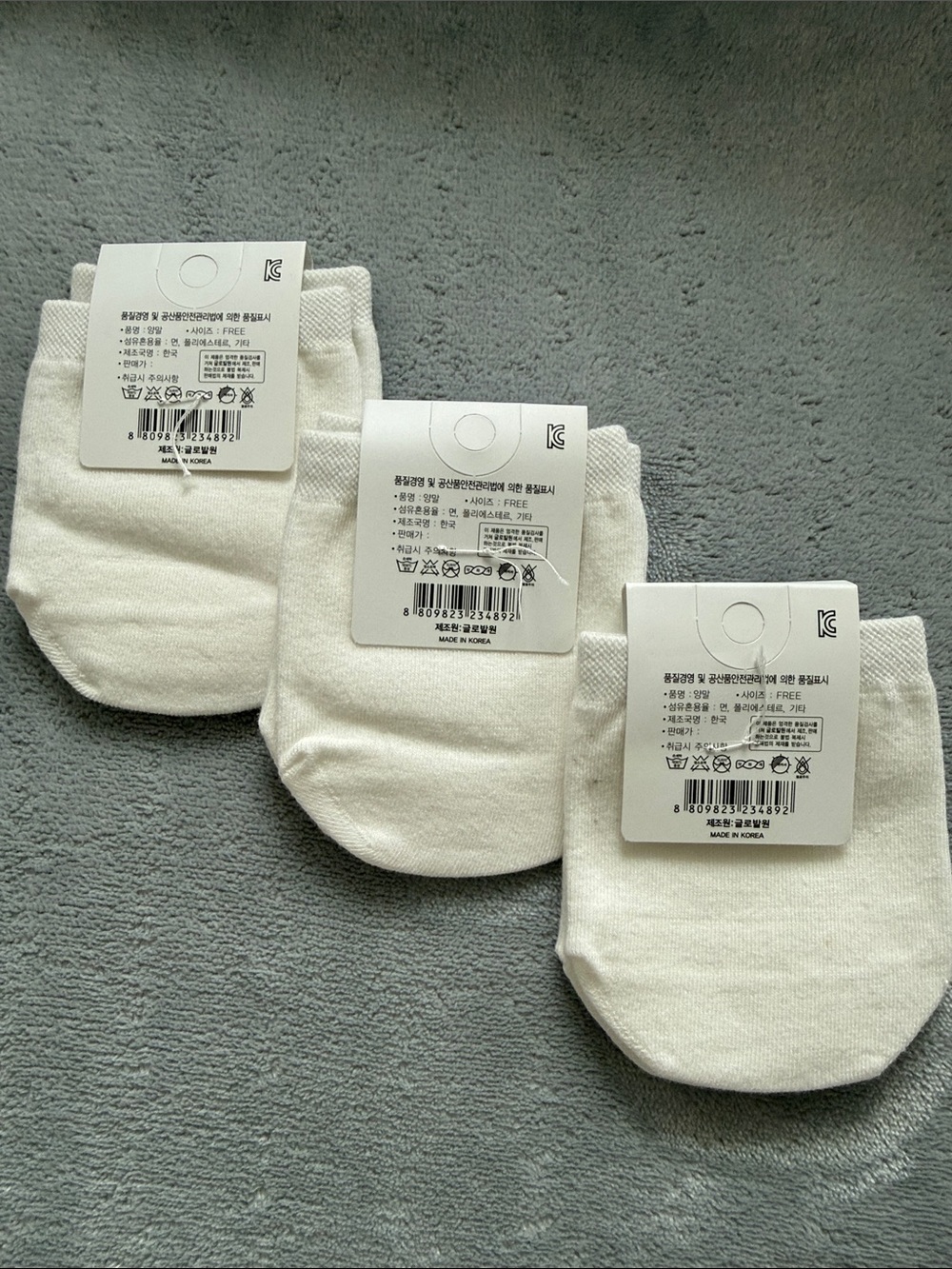Toe Socks- 3 pack - Picture 2 of 2